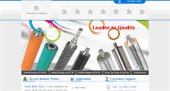 Desktop Screenshot of gayatrirubber.com