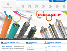 Tablet Screenshot of gayatrirubber.com